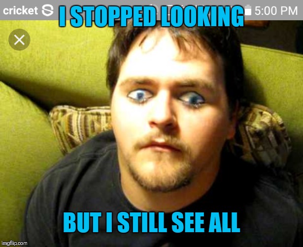 I STOPPED LOOKING BUT I STILL SEE ALL | made w/ Imgflip meme maker