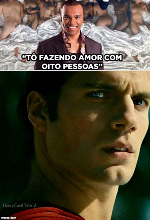 Tá doido, cara?! | image tagged in man of steel reacts | made w/ Imgflip meme maker