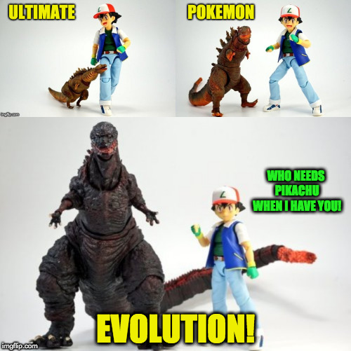 pokemon evolution | WHO NEEDS PIKACHU WHEN I HAVE YOU! EVOLUTION! | image tagged in funny pokemon | made w/ Imgflip meme maker