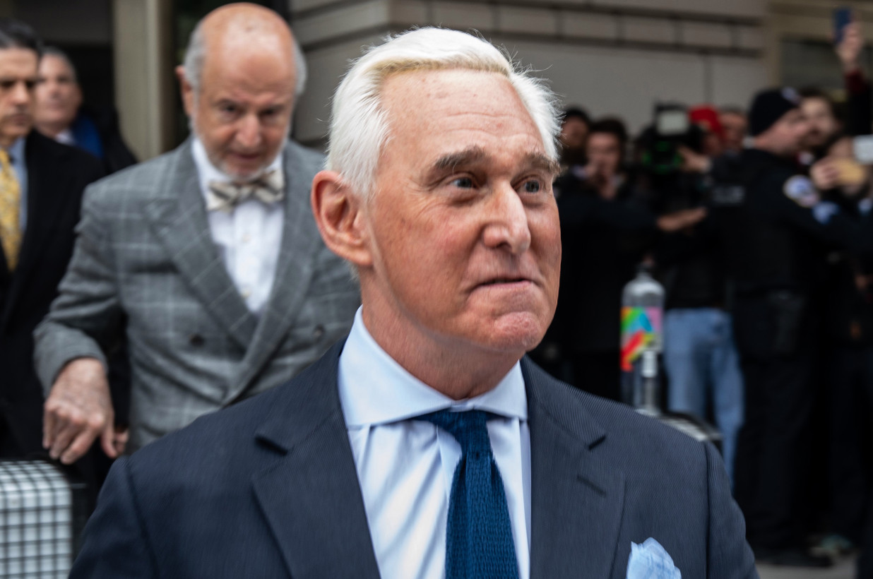 High Quality Roger Stone Trumps buddy who threatened witness in RussiaGate Blank Meme Template