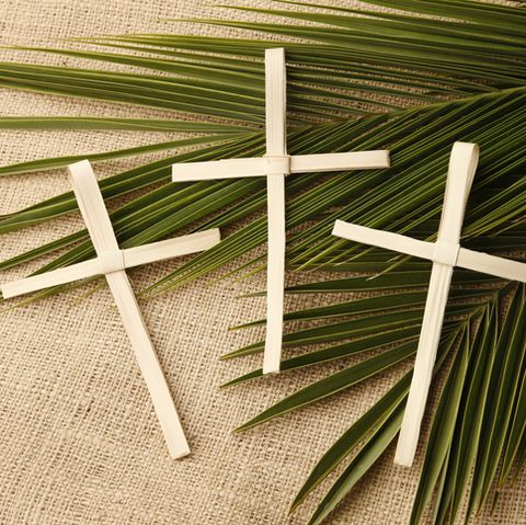 High Quality Cross and palms Blank Meme Template