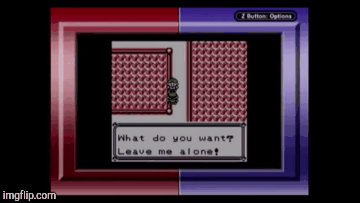 What do you want? | image tagged in gifs,pokmon gbc | made w/ Imgflip images-to-gif maker