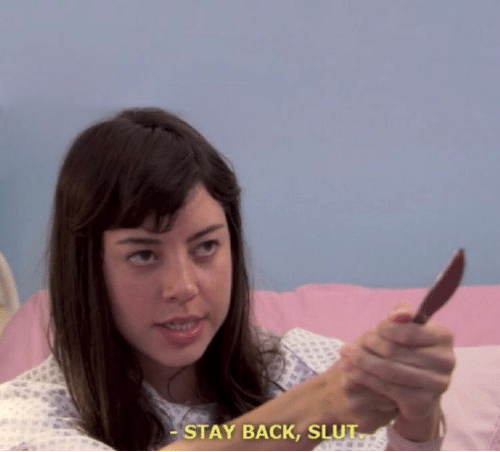 High Quality Stay back slut Blank Meme Template