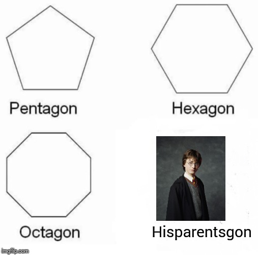 Pentagon Hexagon Octagon | Hisparentsgon | image tagged in memes,pentagon hexagon octagon | made w/ Imgflip meme maker