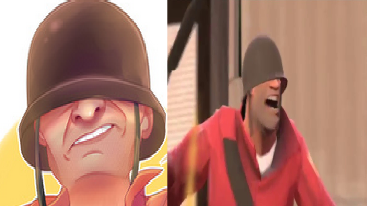 High Quality Soldier Screaming Blank Meme Template