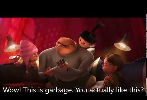 High Quality Garbage Gru Blank Meme Template