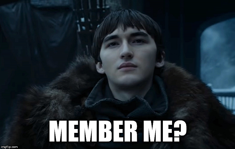 Bran Stark Season 8 | MEMBER ME? | image tagged in bran stark season 8 | made w/ Imgflip meme maker