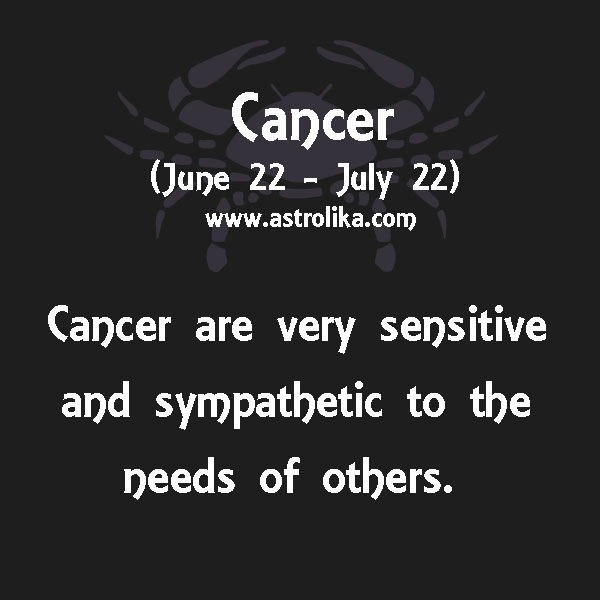High Quality Cancer Zodiac Sign - Sensitive - Sympathetic Blank Meme Template