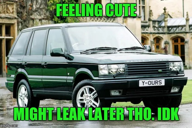 Classis Land Rover | FEELING CUTE; MIGHT LEAK LATER THO. IDK | image tagged in feeling cute,land rovers,classic,idk | made w/ Imgflip meme maker