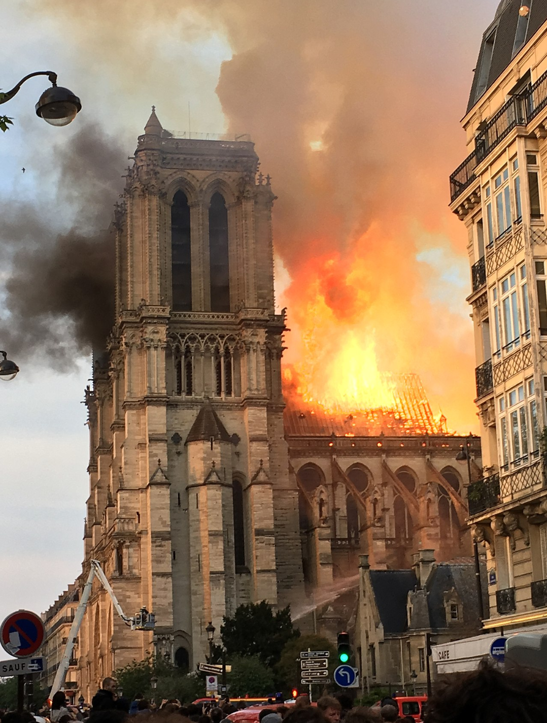 Notre Dame fire Blank Meme Template