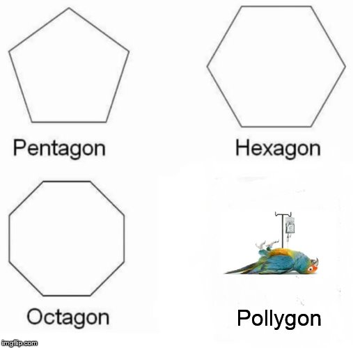 Pentagon Hexagon Octagon Meme | Pollygon | image tagged in memes,pentagon hexagon octagon | made w/ Imgflip meme maker