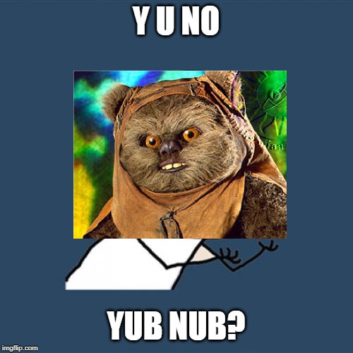 Y U No Meme | Y U NO YUB NUB? | image tagged in memes,y u no | made w/ Imgflip meme maker