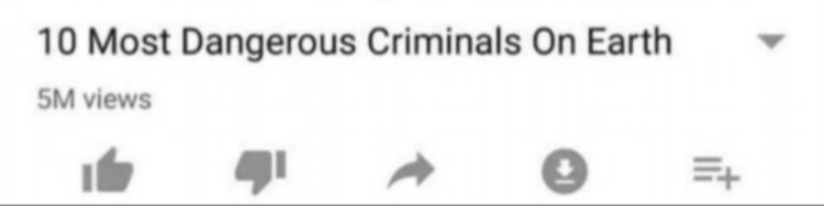 High Quality 10 most dangerous criminals on Earth Blank Meme Template