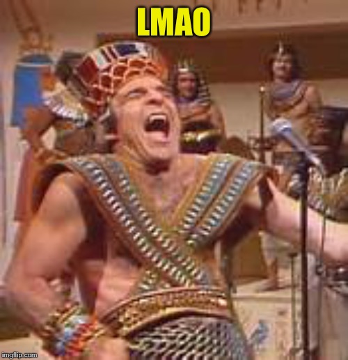 Steve Martin Egyptian | LMAO | image tagged in steve martin egyptian | made w/ Imgflip meme maker
