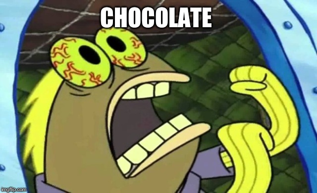 Spongebob Chocolate | CHOCOLATE | image tagged in spongebob chocolate | made w/ Imgflip meme maker