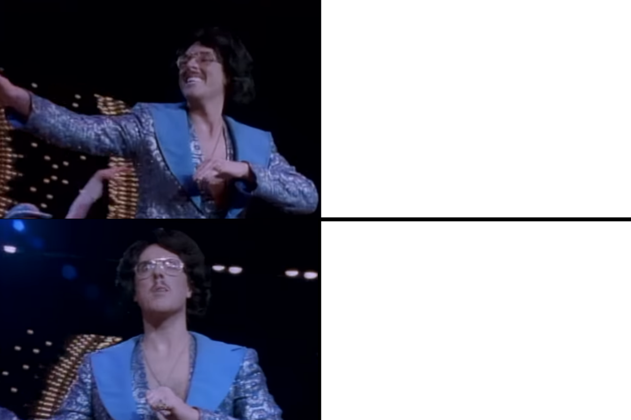 High Quality Weird al wait a minute Blank Meme Template