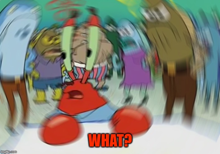 Mr Krabs Blur Meme Meme | WHAT? | image tagged in memes,mr krabs blur meme | made w/ Imgflip meme maker