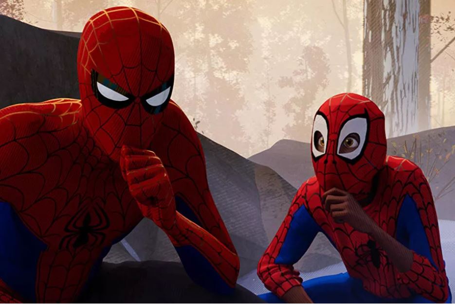 spiderman and kid Blank Meme Template