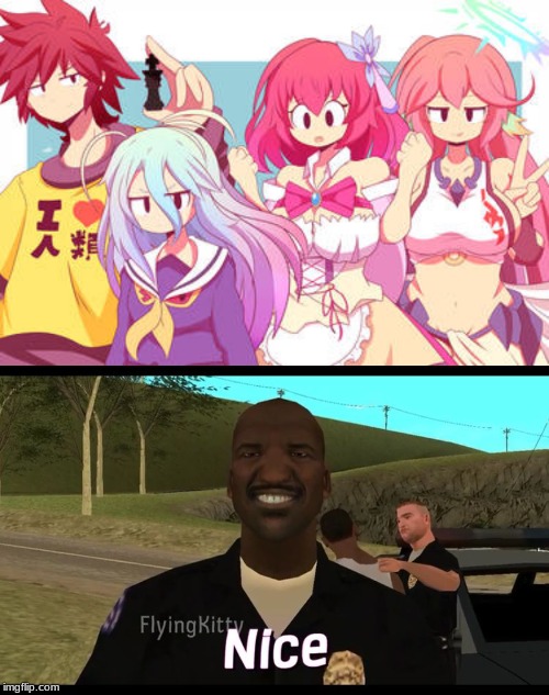 image tagged in tenpenny nice,some weeb shit | made w/ Imgflip meme maker