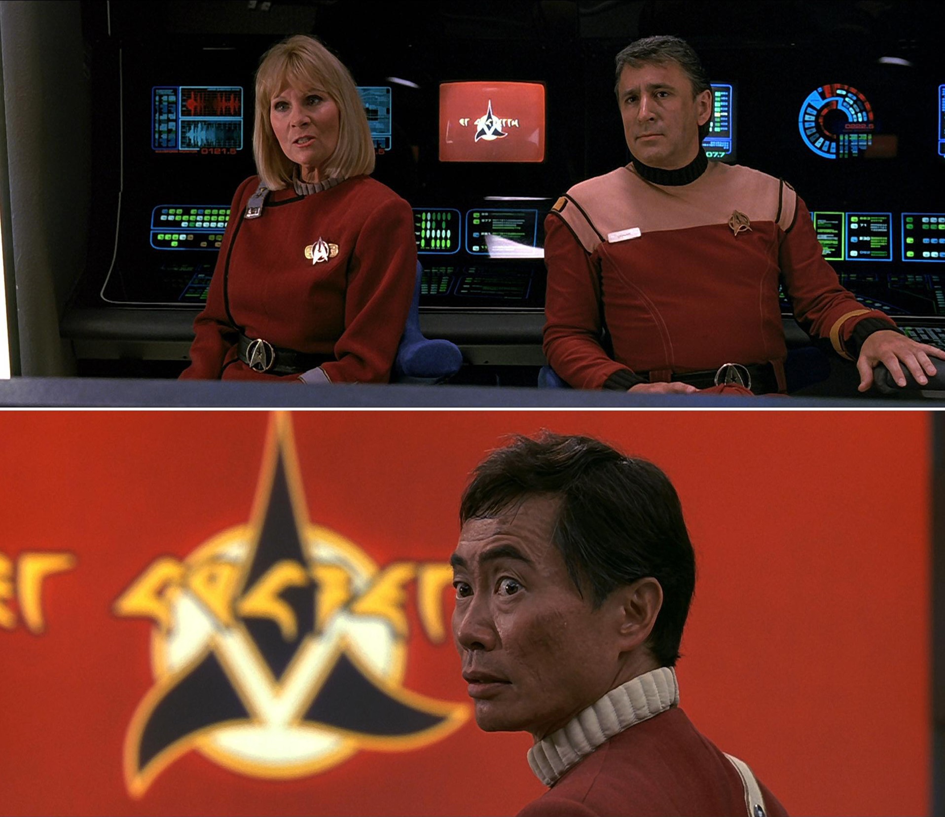 High Quality Star Trek Rand Sulu 01 Blank Meme Template