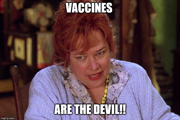Vaccines | VACCINES; ARE THE DEVIL!! | image tagged in vaccines,measles,cdc | made w/ Imgflip meme maker
