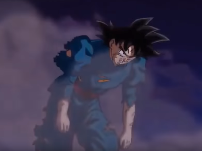 U.I tired Goku Blank Meme Template