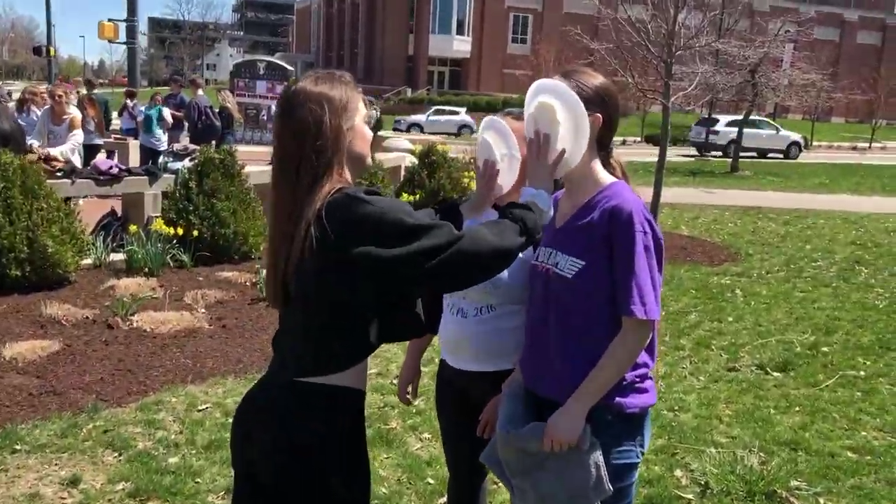 Pie face Blank Meme Template