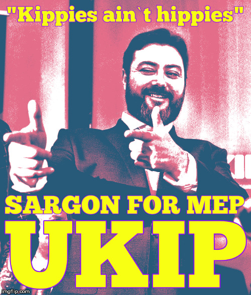 Sargon for MEP | image tagged in sargon for mep,ukip,european union,sargon of akkad,sargon 2019,election | made w/ Imgflip meme maker
