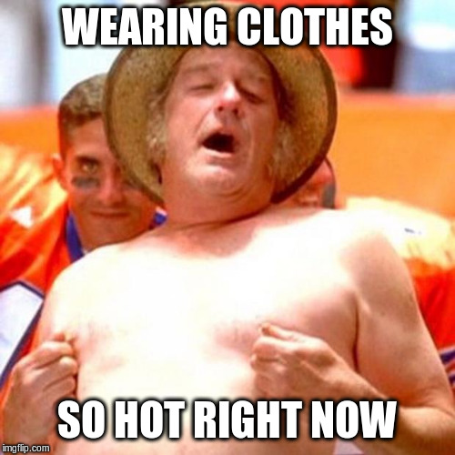 Farmer Fran | WEARING CLOTHES SO HOT RIGHT NOW | image tagged in farmer fran | made w/ Imgflip meme maker