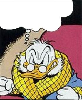 Angry Scrooge McDuck Blank Meme Template