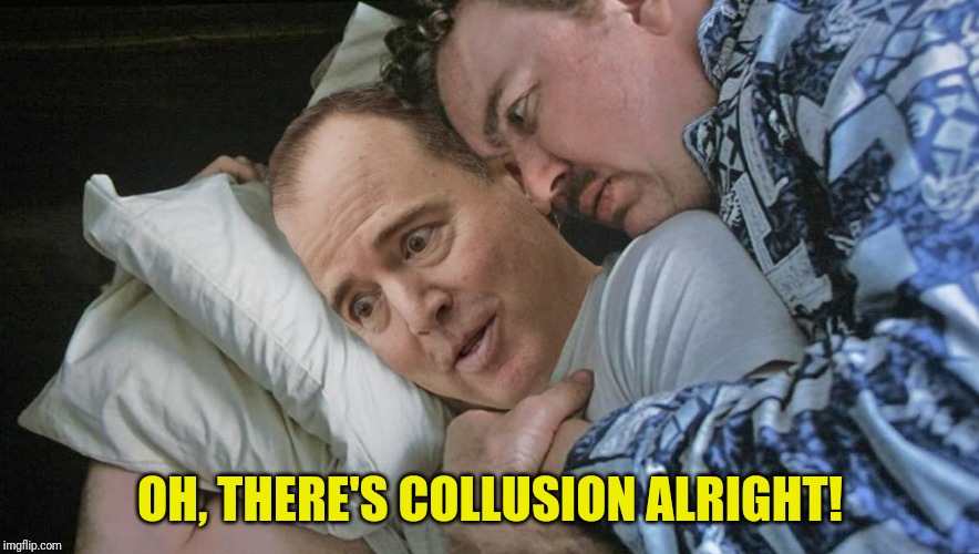 OH, THERE'S COLLUSION ALRIGHT! | made w/ Imgflip meme maker