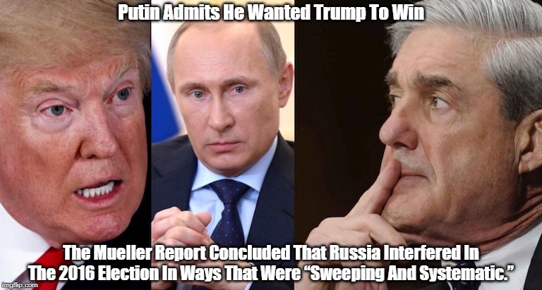Image result for "pax on both houses" putin no need for collusion putin