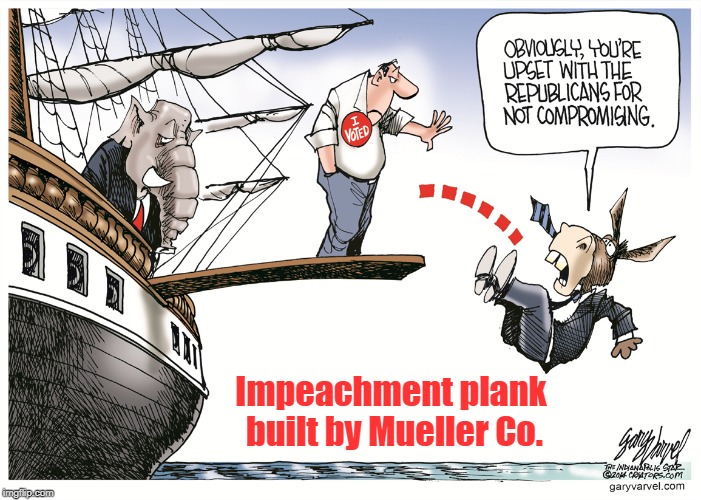 Impeachment Plank | Impeachment plank built by Mueller Co. | image tagged in mueller time,mueller,impeach trump,impeachment | made w/ Imgflip meme maker