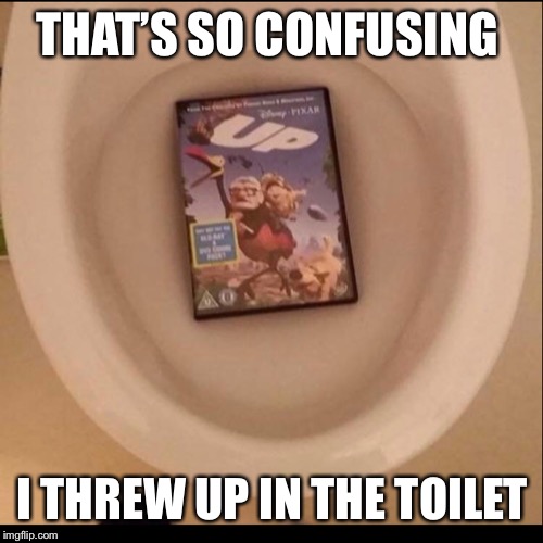 THAT’S SO CONFUSING I THREW UP IN THE TOILET | made w/ Imgflip meme maker