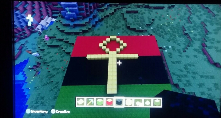 High Quality Minecraft Pan African Flag mod Blank Meme Template