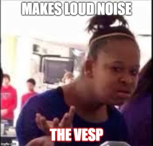 MAKES LOUD NOISE; THE VESP | made w/ Imgflip meme maker