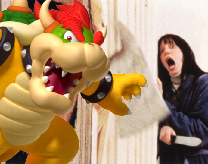 Here's Bowser! Blank Meme Template