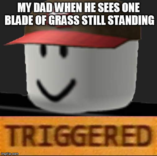 Roblox Triggered Imgflip - my dad roblox