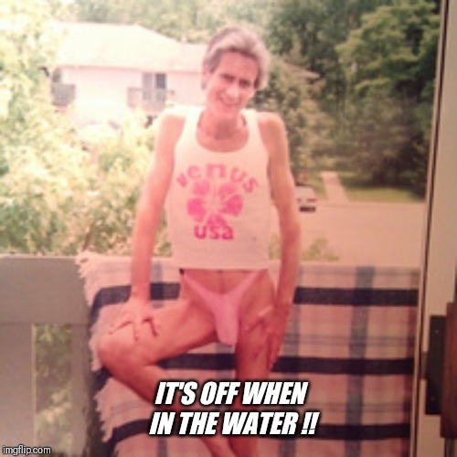 IT'S OFF WHEN IN THE WATER !! | made w/ Imgflip meme maker
