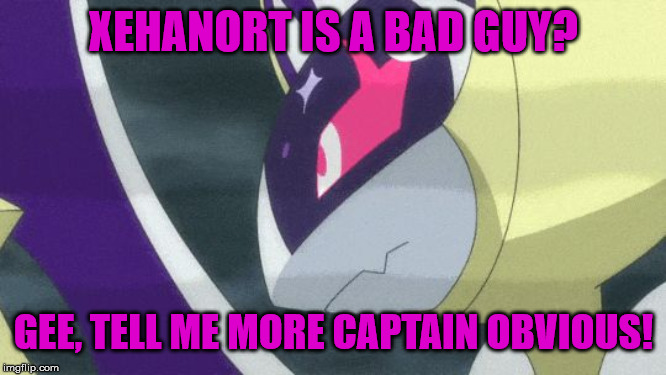 KH BBS Certainly didn't help this. | XEHANORT IS A BAD GUY? GEE, TELL ME MORE CAPTAIN OBVIOUS! | image tagged in thanks captian obvious lunala | made w/ Imgflip meme maker