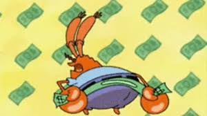 Krabs Dollar Blank Meme Template