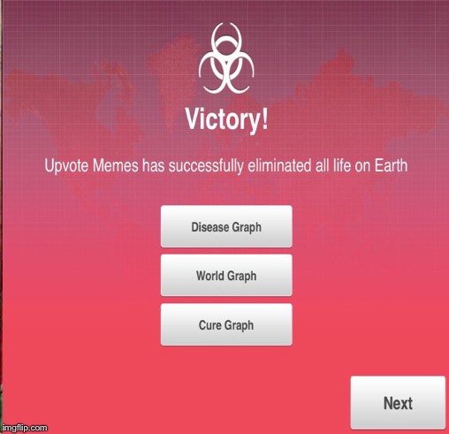 Well... now what | image tagged in world death,so many upvotes | made w/ Imgflip meme maker