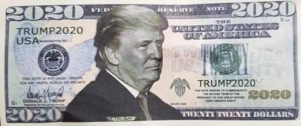 High Quality Trump 2020 Bill Blank Meme Template
