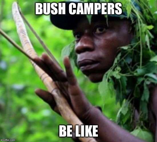 BUSH CAMPERS; BE LIKE | image tagged in fortnite | made w/ Imgflip meme maker