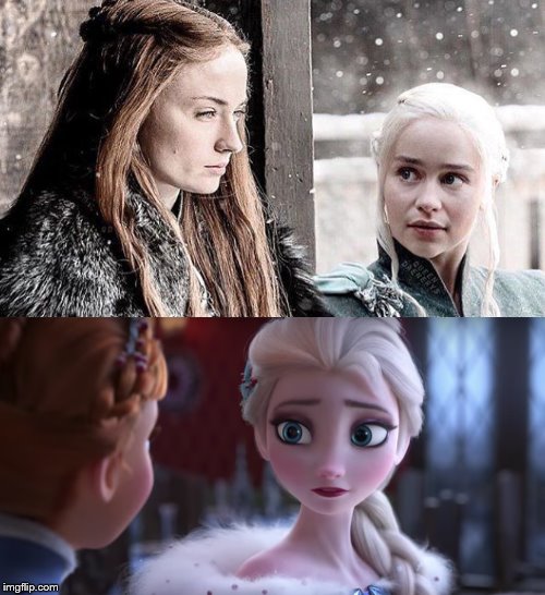 winterfell | image tagged in game of thrones,frozen | made w/ Imgflip meme maker