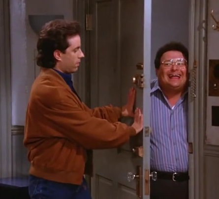 High Quality seinfeld  and newman Blank Meme Template
