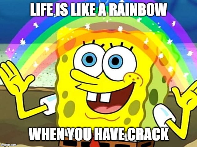 Spongebob Rainbow Memes Imgflip - IMAGESEE