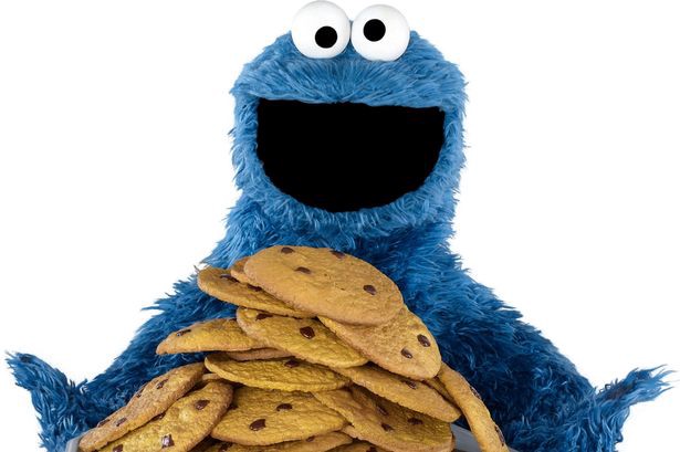 High Quality COOKIE MONSTER Blank Meme Template