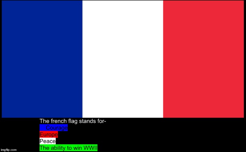 image title | image tagged in french flag,france | made w/ Imgflip meme maker