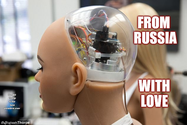 FROM RUSSIA; WITH LOVE; Donald Trump is the best president ever | image tagged in russian troll farm,russian bots,donald trump,mega,twitter,trump twitter | made w/ Imgflip meme maker